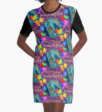 Dinosaurs Home Through the Universe, The Book of Yawns, Adventure 7 Earth Graphic T-Shirt Dress