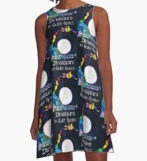 Dinosaurs in Outer Space, The Book of Yawns, Adventure 4 space walk A-Line Dress