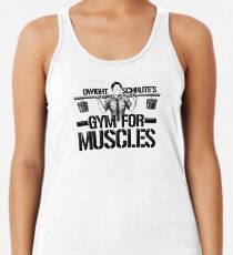 Dwight Schrute's Gym für Muskeln Racerback Tank Top