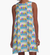 Dinosaurs in Outer Space, The Book of Yawns, Adventure 4 A-Line Dress
