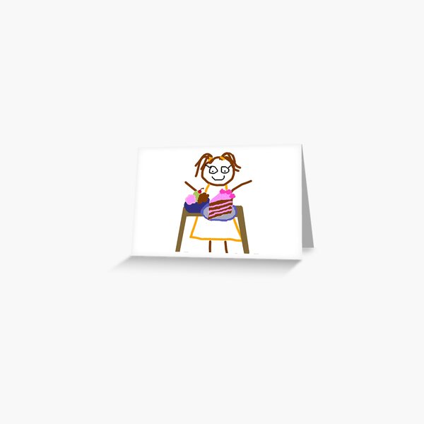 Jenny Quips: Eat Cake! Greeting Card