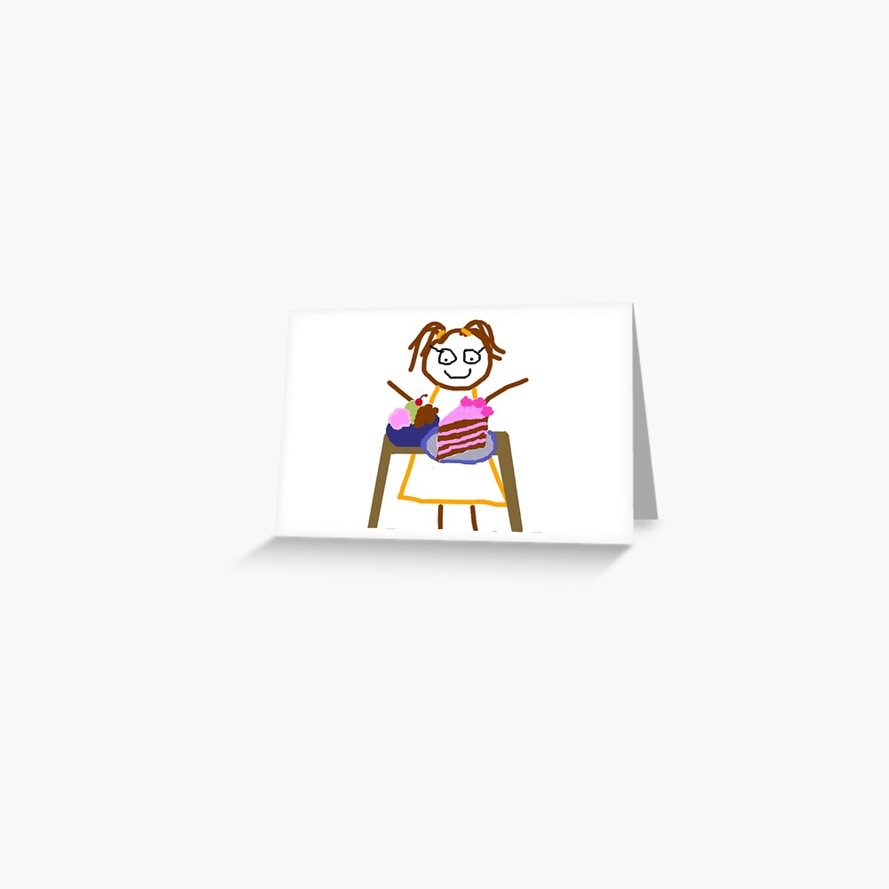Jenny Quips: Eat Cake! Greeting Card