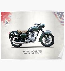 The Great Escape Motorcycle Poster