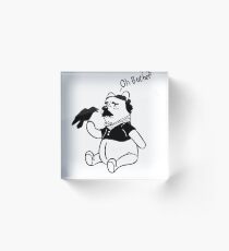 Edgar Allan Pooh Acrylic Block