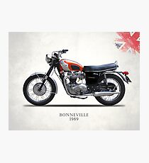 Bonneville T120 1969 Photographic Print