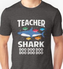 Teacher Shark Doo Doo Doo Funny Teaching Baby Shark Unisex T-Shirt