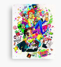 NEON UFO Canvas Print