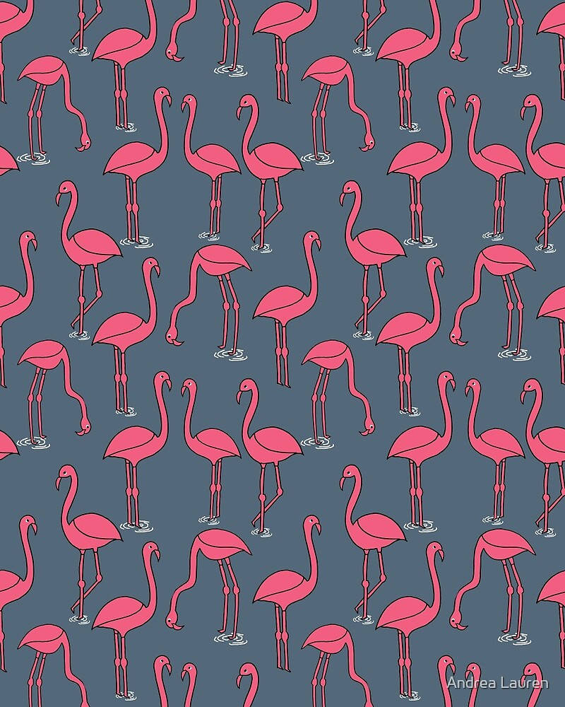 Flamingo - Payne's Gray by Andrea Lauren iPhone 11 case Flamingo - Payne's Gray by Andrea Lauren iPhone 11 case