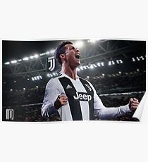 Cristiano Ronaldo Juve CR7 Poster