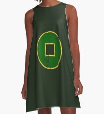 Earth Kingdom Logo · Distressed A-Line Dress