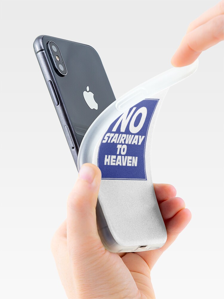Alternate view of Wayne's World No Stairway to Heaven Sign iPhone Case & Cover