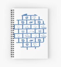 Wall Blocks with Wonderful Shaps Tshirt Gift T-Shirt Spiral Notebook