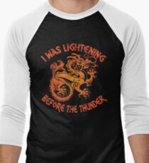 Imagine Dragons T Shirts, I Was Lightning Before The Thunder Shirt, Imagine Dragons Shirt, dragons believer, Men's Baseball ¾ T-Shirt
