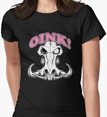 Warzenschwein sagt Oink! Tailliertes T-Shirt