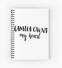 Cuaderno de espiral Camila Cabello posee mi corazón