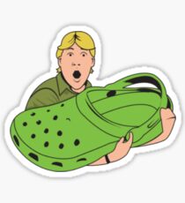 Steve Irwin Crocs Sticker