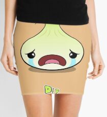 Dip from Face Potato with Logo and Background Mini Skirt