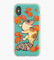 Fire lily gecko iPhone Case