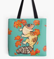 Fire lily gecko Tote Bag