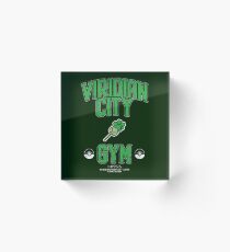 Viridian City Forest Acrylic Block