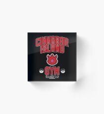 Cinnabar Island Gym Acrylic Block