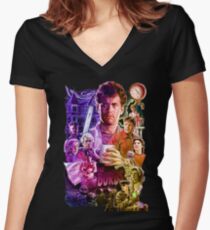 The Burbs Women's Fitted V-Neck T-Shirt