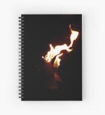 Tiki Torch Spiral Notebook