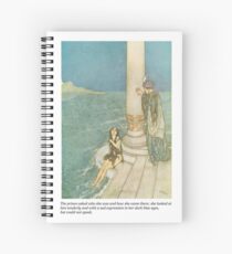 The Little Mermaid Hans Christian Anderson original illustration Spiral Notebook