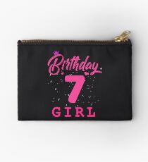 Pink Birthday Girl 7 Studio Pouch