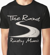 The Road by Rusty Morris Black Graphic T-Shirt