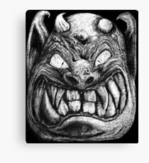 The Face of Horror 006 Canvas Print