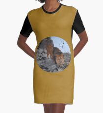 Leo Zodiac Sign Graphic T-Shirt Dress