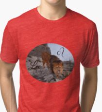 Leo Zodiac Sign Tri-blend T-Shirt