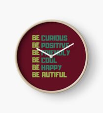 Be Beautiful Clock