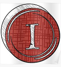 Alphabets - 3D Circle | YWZMNK 18 Poster
