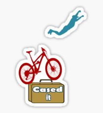 Cased it MTB Tee Sticker