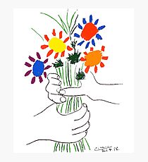 Pablo Picasso Bouquet Of Peace 1958 (Flowers Bouquet With Hands), T Shirt, Artwork Photographic Print