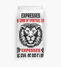 Lion Roar Expression Duvet Cover