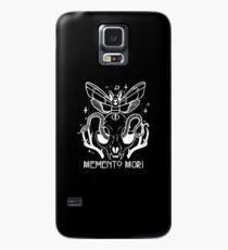 Memento Mori Cat Skull, Death Head Moth, & Snake, Latin Quote Case/Skin for Samsung Galaxy