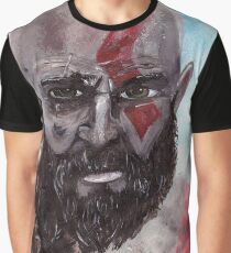 Old Man Painting Graphic T-Shirt