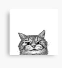 Toothy Cat Canvas Print