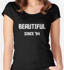 Beautiful Since '94 Childhood Memories Birthday Shirt Women's Fitted Scoop T-Shirt