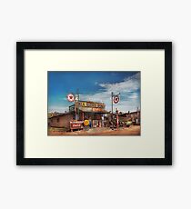 Gas Station - Oklahoma Service Station 1939 Framed Print