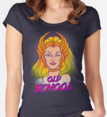 Shera Old School Women's Fitted Scoop T-Shirt