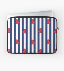 BT21 Tata gestreiftes Pyjama-Muster Laptoptasche