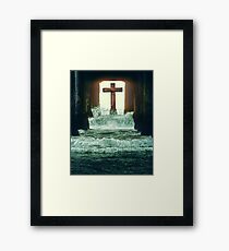 At the Cross Framed Print