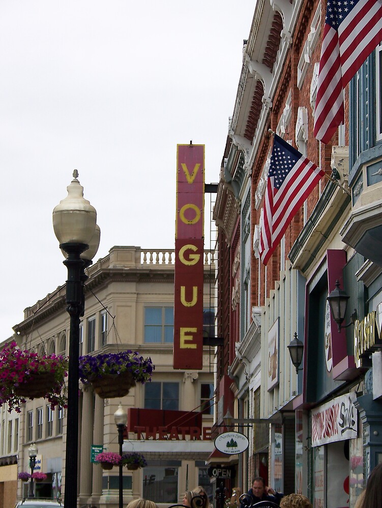 "Downtown Manistee, Michigan" by MichiganGirl Redbubble