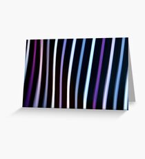 Stripes in Motion #1 Greeting Card