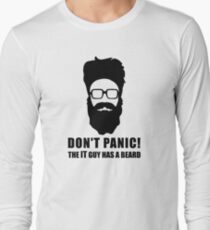 IT GUY with Beard Long Sleeve T-Shirt