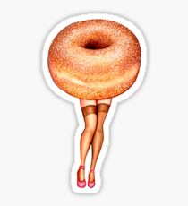 Donut Pin-Up Sticker